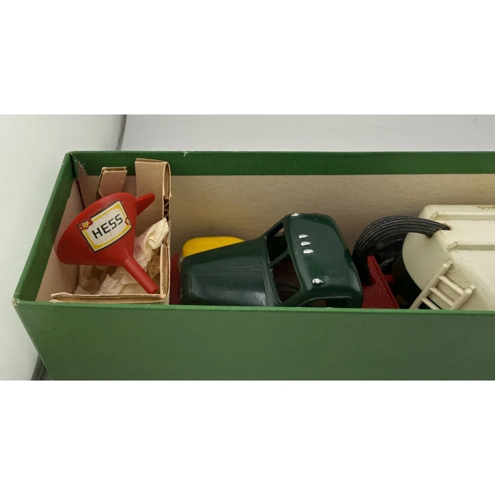 1964/65 Hess Tanker Truck,Complete in Box card, Funnel & Inserts Marx Toys